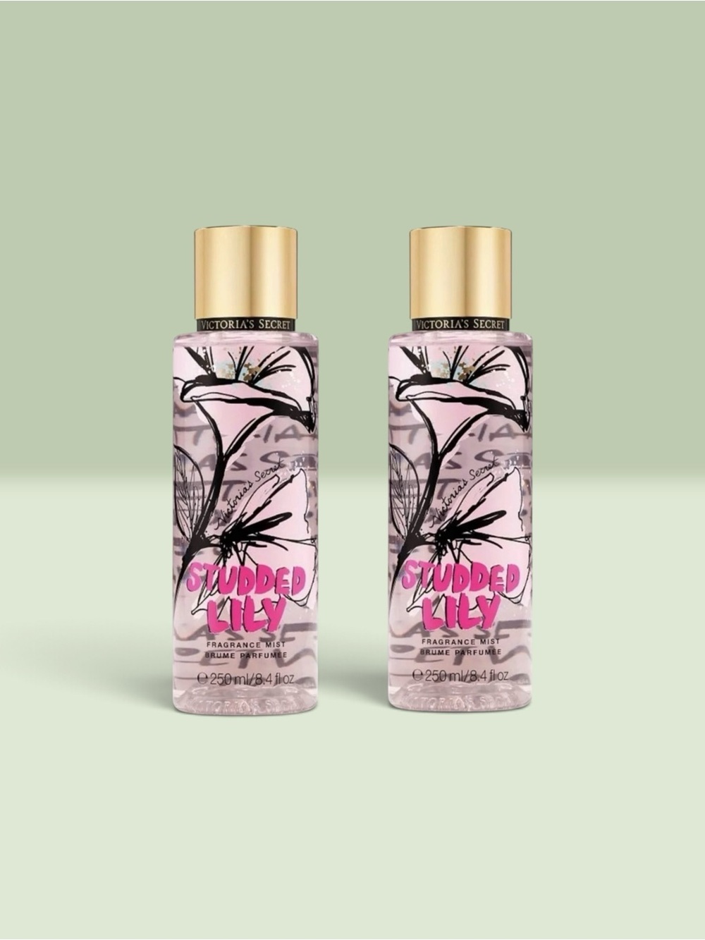 Victoria's Secret STUDDED LILY Fragrance Mist ~ 8.4 fl.oz. ( Lot of 2 )